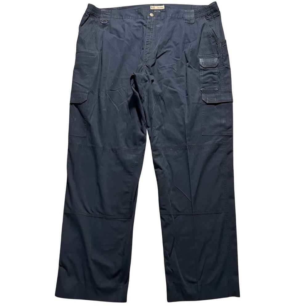 5.11 Tactical Cargo Pants Mens 48 Dark Navy Blue Cotton Canvas Utility Workwear